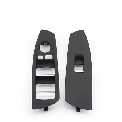LHD Car Front Door Window Control Switch Outer Frame Panel Trim Cover For BMW 7 Series F01 F02 730 735 740 745 750 760