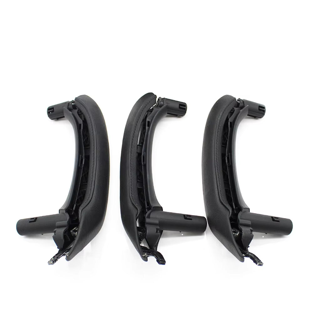 LHD RHD Interior Passenger Door Pull Handle Leather Cover With Inside Handle Assembly For BMW X3 X4 F25 F26 2010-2016