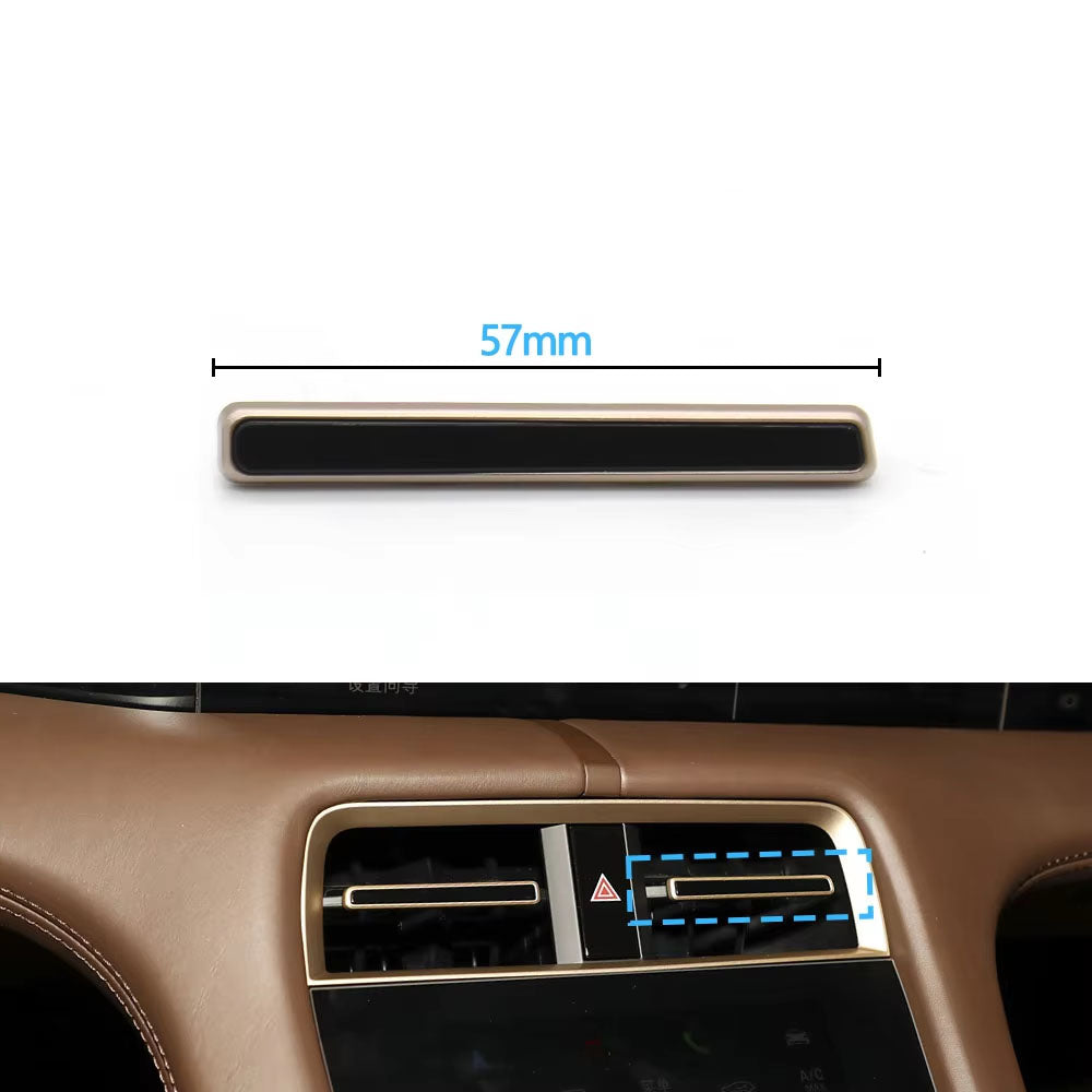 Car Front Air Conditioning Left Right Middle AC Vent Grille Center Air Vent Trim Strip For Porsche Taycan 9J1 2019 2020-2025