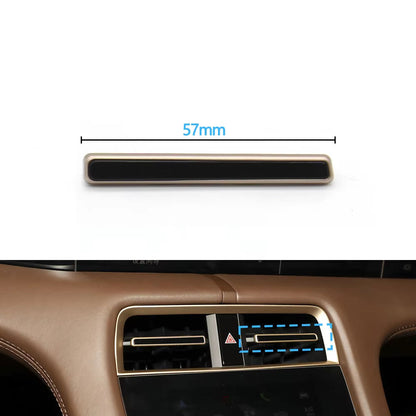 Car Front Air Conditioning Left Right Middle AC Vent Grille Center Air Vent Trim Strip For Porsche Taycan 9J1 2019 2020-2025