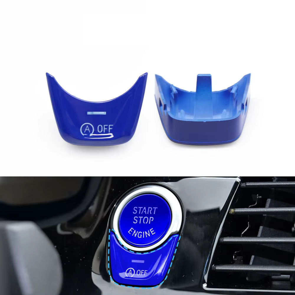 Car Engine Ignition Start Stop OFF Switch Buttons Cover For BMW 1 5 6 7 X3 X4 Series GT F52 G30 G31 G01 G02 G32 G11 G12 F97 F98