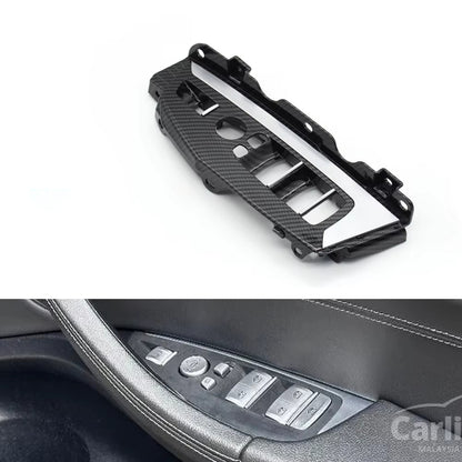 LHD RHD Car Interior Left Right Door Window Lifting Switch Outer Cover Trim Panel For BMW X3 X4 G01 G02 G08 F97 F98 2018-2021
