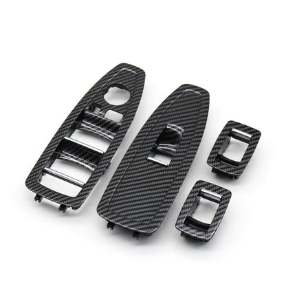 Carbon Fiber Car Door Pull Handle With Handle Outer Cover Trim For BMW 3 4 Series M3 M4 F30 F34 F36 F32 F33 F80 F82 F83