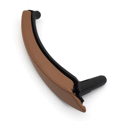 LHD RHD Interior Passenger Doors Pull Handle with Leather Outer Cover For BMW X5 X6 E70 E71 E72