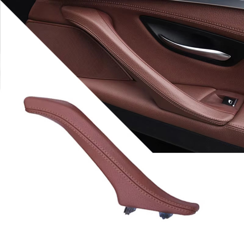 Left Right Interior Passenger Door Leather Pull Handle Assembly For BMW 5 Series F10 F11 F18 520i 523i 525i 528i 535i