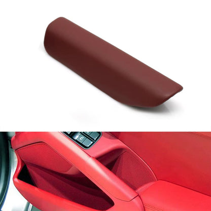 Left Right Interior Door Pull Handle Leather Outer Cover Trim For Porsche Cayman/Boxster 981 718 982 911 991