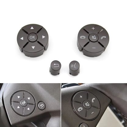 Car Multi-function Steering Wheel Control Buttons Cover For Benz C GLK E Class W204 X204 W207 W212 C180 C200 C250 C260 C300 C350