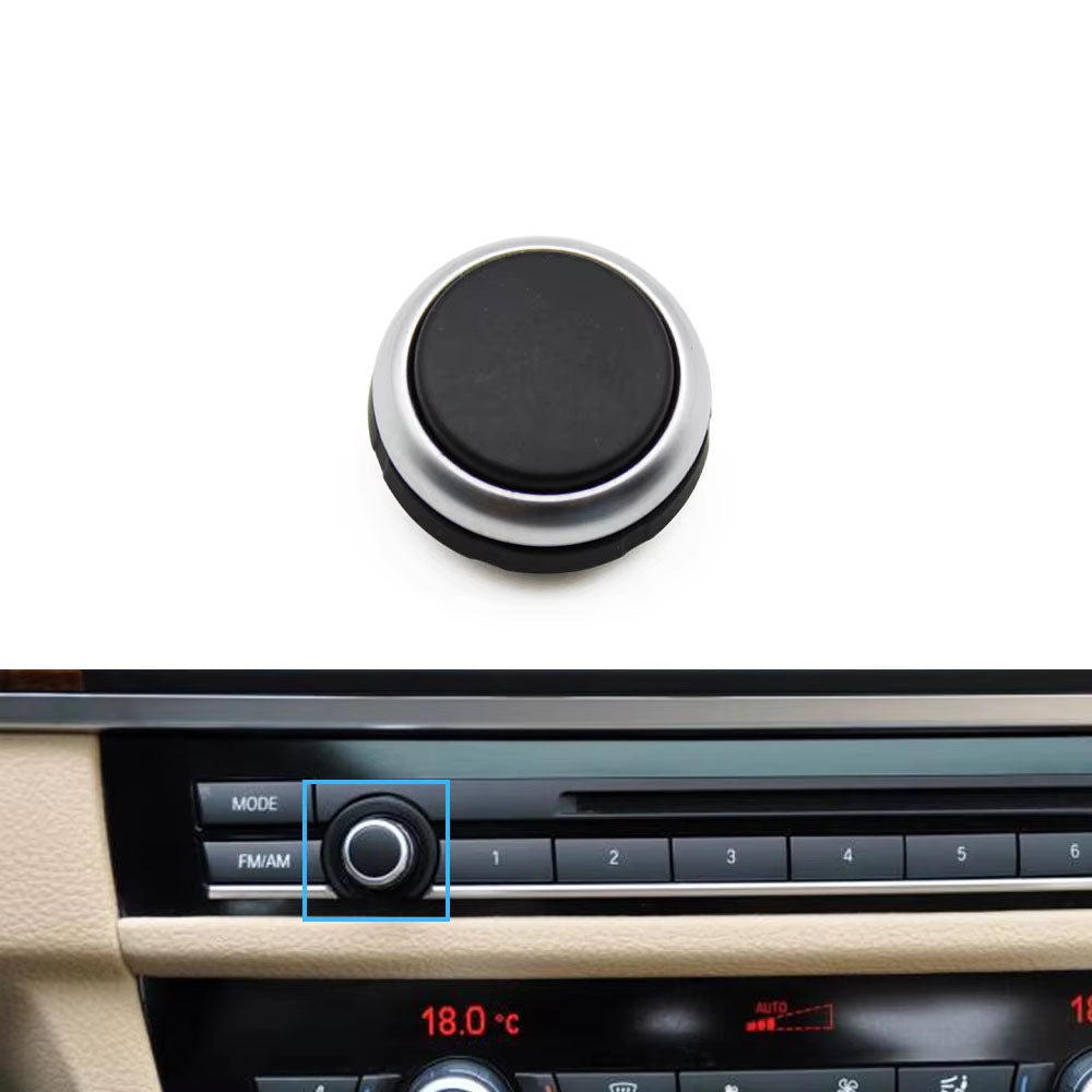 Silver Black Console Dashboard Air Condition AC Control Switch Button Cover For BMW 5 6 7 Series F10 F18 F06 F12 F01 F02 520 523