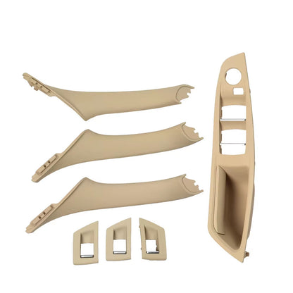 RHD Right Hand Driver Interior Door Window Switch Panel Pull Handle 7PCS Set For BMW F10 F11 F18 520 523 525 528 530
