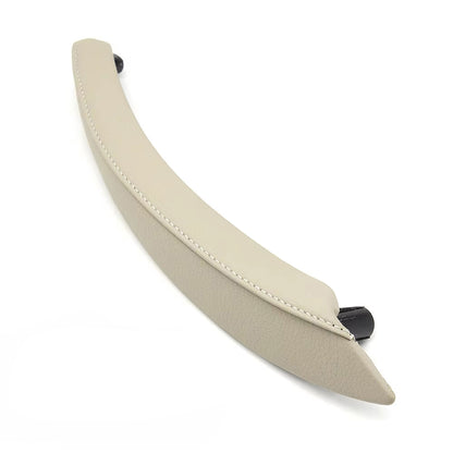 Left Right Interior Passenger Door Pull Handle Leather Outer Cover Replacement For BMW X5 X6 E70 E71 E72 2007-2014