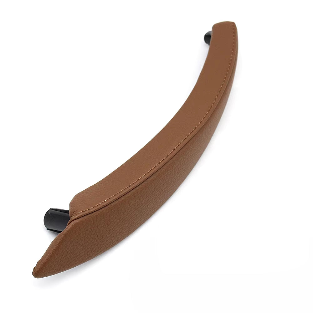 Left Right Interior Passenger Door Pull Handle Leather Outer Cover Replacement For BMW X5 X6 E70 E71 E72 2007-2014