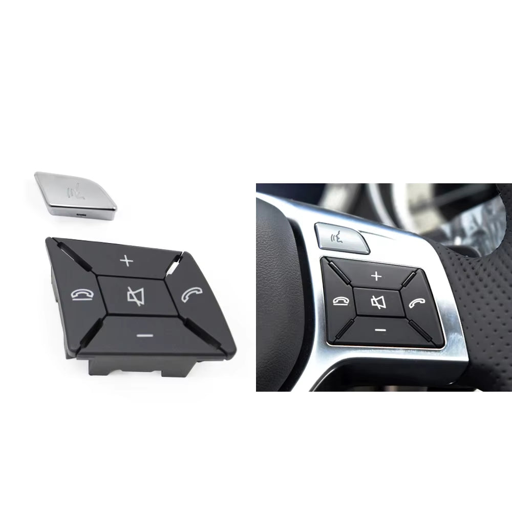W204 Car Steering Wheel Switch Multi-functional Button For Mercedes BENZ C E A GLK Class X204 W212 W156 W246 W207 W117 W218