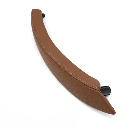 Left Right Interior Passenger Door Pull Handle Leather Outer Cover Replacement For BMW X5 X6 E70 E71 E72 2007-2014