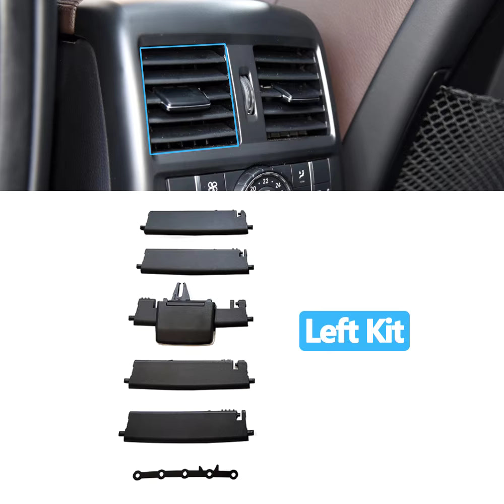 Car Rear AC Air Conditioner Vent Outlet Grille Slide Clip Repair Kit For Mercedes Benz W166 W292 ML350 GL450 ML GLE