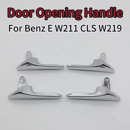 Car Interior Front Rear Left Right Chrome Door Handle For Mercedes Benz E CLS Class W211 W219 E320 E500 E63 AMG 2117660124