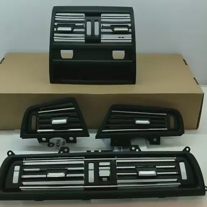 LHD RHD Full Chrome Air Conditioning AC Vent Grille Outlet Cover For BMW 5 Series F10 520 521 523 525 528 530