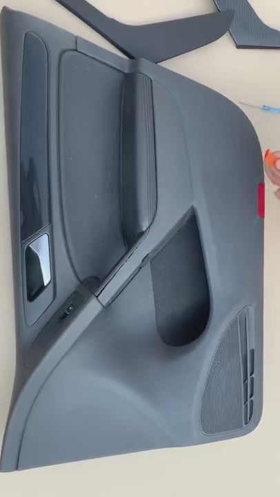 Black Car Interior Door Left Right Pull Handle Cover Trim For Volkswagen VW Golf 6 GTI MK6 2009 2010 2011 2012 2013 2014