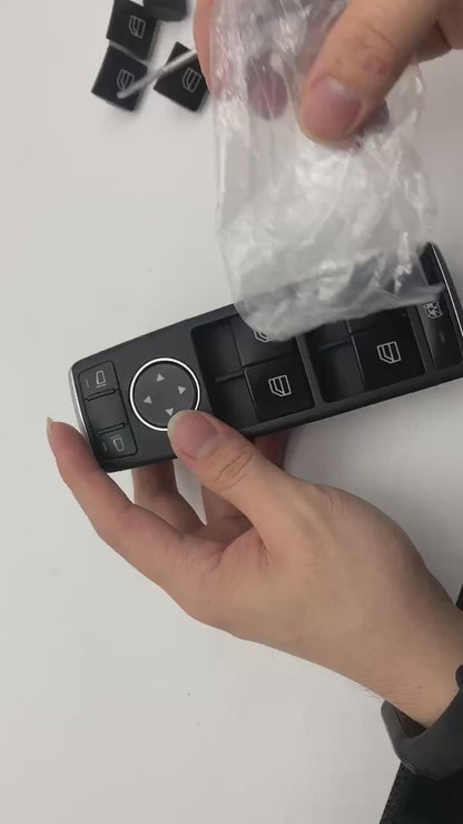 Car Window Lifter Switch Button Cover Cap For Mercedes Benz GLE GLS ML GL CLS G Class W166 W292 W218 W463