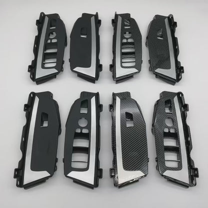 LHD RHD Car Interior Left Right Door Window Lifting Switch Outer Cover Trim Panel For BMW X3 X4 G01 G02 G08 F97 F98 2018-2021