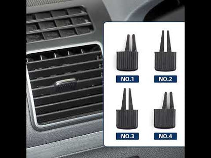 Car Front A/C Air Conditioning Vent Outlet Tab Clip Repair Kit For VW Touran 2005-2015 Auto Interior Accessories 1TD819703A