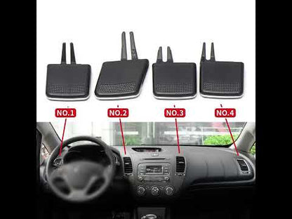Car Front Air Conditioning Vent Toggle Piece AC Outlet Card Clip Wind Wirection Plectrum Knob For Kia K3 2011-2018