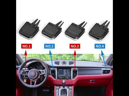 For Porsche Macan Car Front Console Air Conditioning AC Vent Grille Clip Slider Repair Kit For Macan 2014-2017