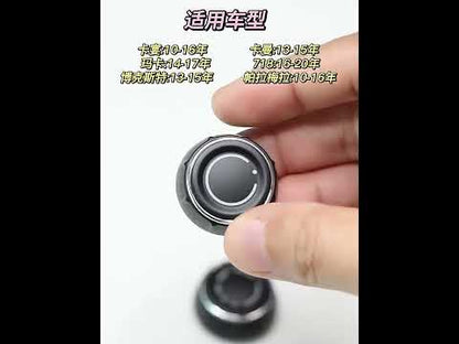 Audio Volume Radio Knob Cover CD Multi-Media Control Switch Button For Porsche Cayenne 7P5 Panamera 970 Macan 95B 95B9195