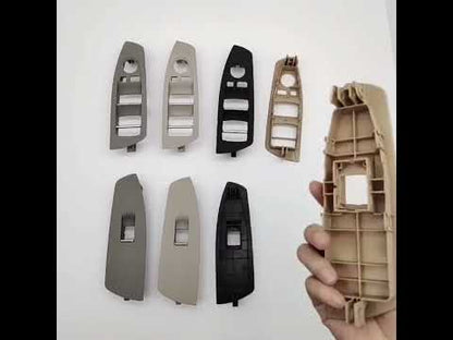 LHD Car Front Door Window Control Switch Outer Frame Panel Trim Cover For BMW 7 Series F01 F02 730 735 740 745 750 760