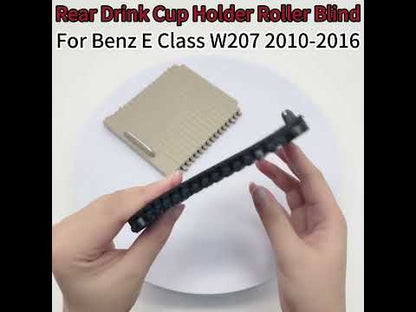 1/2 PCS Car Rear Seat Cup Holder Cover Tray Blind Shutter For Benz E Class Cabriolet W207 2010-2016 E250 E350 E500 E400 E550