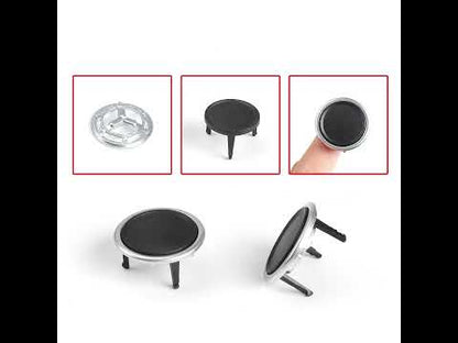 A/C Knob Button Rear Air Conditioning Panel Switch Car Rear Air Conditioning Control Panel Knob Cover 7N0907049C for VW Sharan