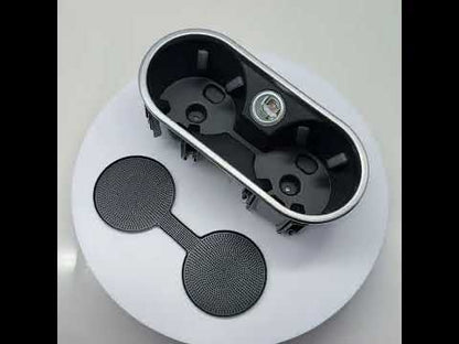 Car Front Center Console Cup Holder Compartment For Porsche Cayenne 7P5 958 92A 2011-2017 95855353100